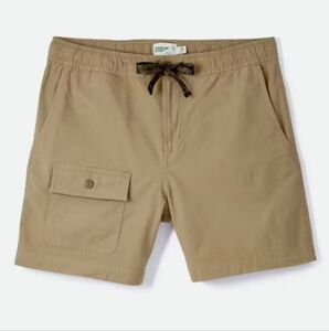 Wellen Huckberry Organic Utility Cargo Short In Light Olive S